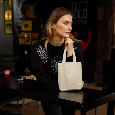 8" Mini Cotton Tote Thumbnail