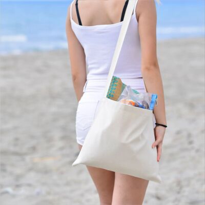 Small Messenger Canvas Tote Thumbnail
