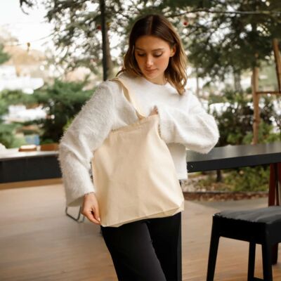 Easy-Carry Cotton Tote Thumbnail