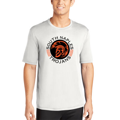 Trojan Helmet in Orange with Custom Back Thumbnail