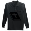 Long Sleeve Silk Touch Polo with Pocket Thumbnail