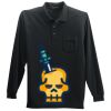Long Sleeve Silk Touch Polo with Pocket Thumbnail