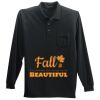 Long Sleeve Silk Touch Polo with Pocket Thumbnail