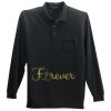 Long Sleeve Silk Touch Polo with Pocket Thumbnail