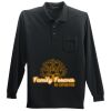 Long Sleeve Silk Touch Polo with Pocket Thumbnail