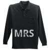 Long Sleeve Silk Touch Polo with Pocket Thumbnail